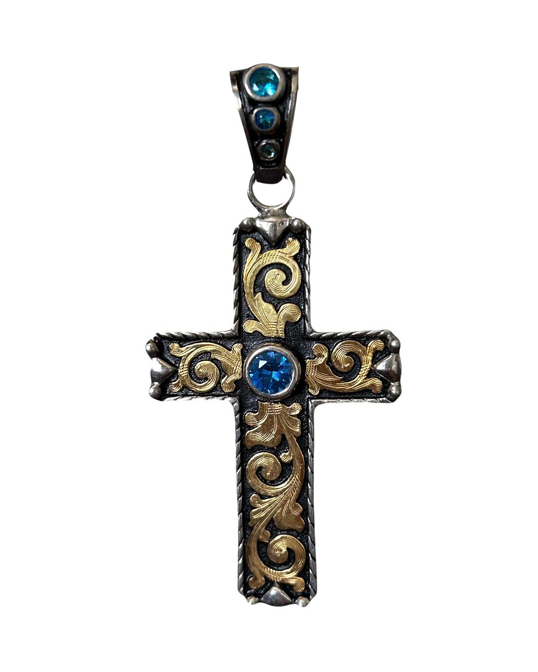 Large Western Cross Pendant
