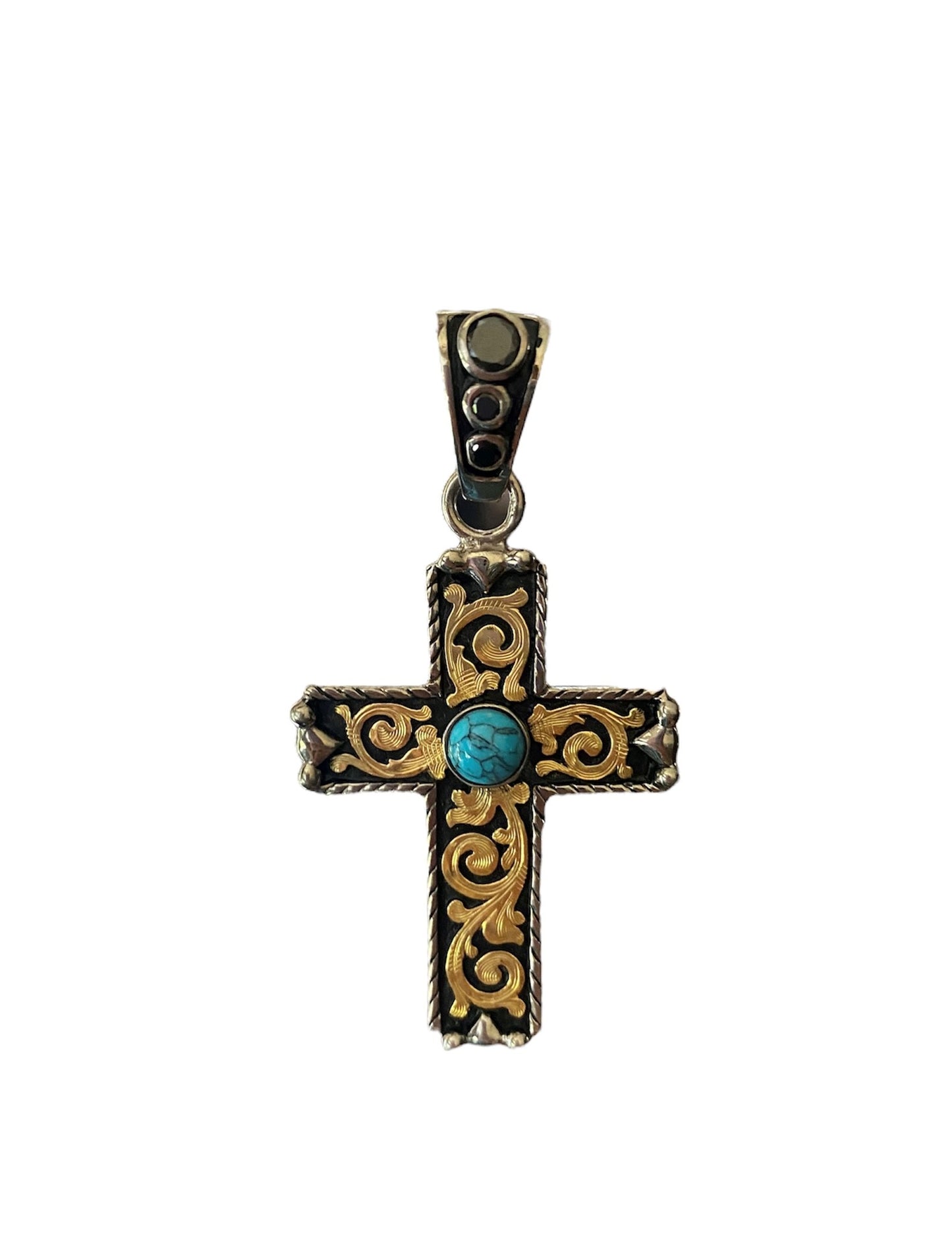 Small Western Cross Pendant