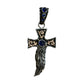 Feather Cross Pendant