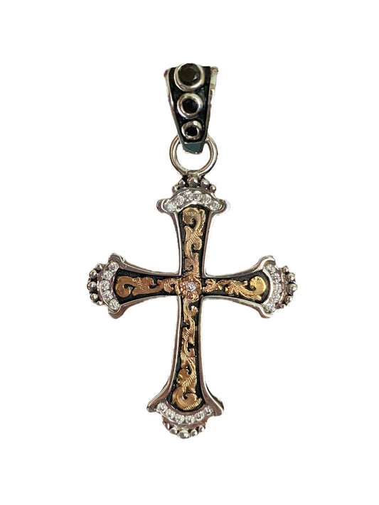 Keystone Cross Pendant