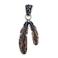 Gold Feathers Pendant